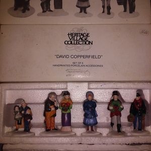 SOLD Dickens' Village David Copperfield Characters - Set of 5